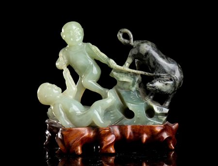  
GRUPPO IN GIADA CON BAMBINI E CANE 
 