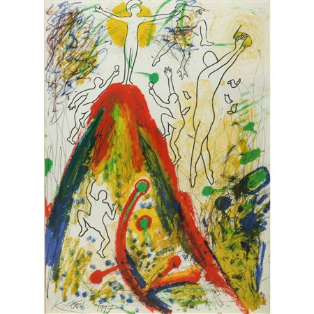 Mark Kostabi (Los Angeles 27/11/1960)  - Senza titolo, 1997