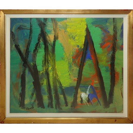 Gian Rodolfo D'Accardi (Palermo 1906-Varese 1993)  - Cavalli