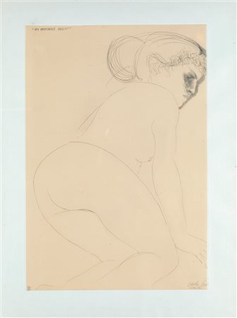 Emilio Greco (Catania 1913-Roma 1995) Qui videberis Bella? 1975 Acquaforte cm...