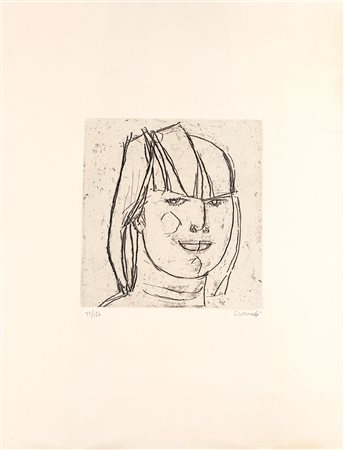 Arnoldo Ciarrocchi (Civitanova Marche 1916-Civitanova Marche 2004) Ritratto...