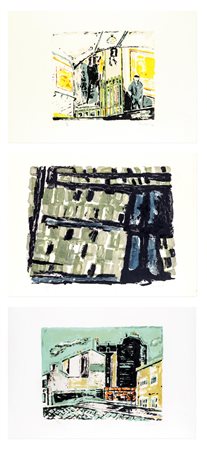 Orfeo Tamburi (Jesi 1910-Parigi 1994) Lotto di 3 grafiche a) Parigi,...