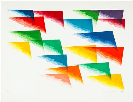 Piero Dorazio (Roma 1927-Perugia 2005) Senza titolo 1990 Acquatinta cm 58x76...