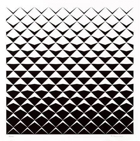 Marcello Morandini (Mantova 1940-0) Senza titolo 2018 Giclée cm 61x61 Firma e...