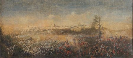 Maestro del XIX secolo. “Battaglia”.