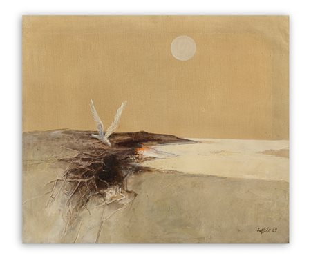 GIOVANNI CAPPELLI (1923-1994) - Fiume alla foce, 1969