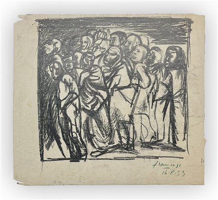 FRANCO FRANCESE (1920-1996) - Senza Titolo, 1953