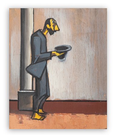 PIETRO MORANDO (1889-1980) - Il mendicante, anni '50