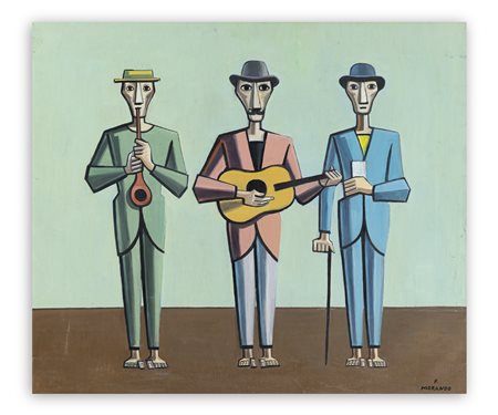 PIETRO MORANDO (1889-1980) - Senza Titolo, anni '70