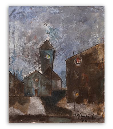 FRANCO ROGNONI (1913-1999) - Sera, 1970 