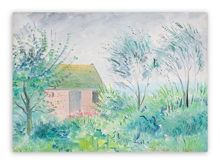 UMBERTO LILLONI (1898-1980) - Paesaggio svedese, 1949