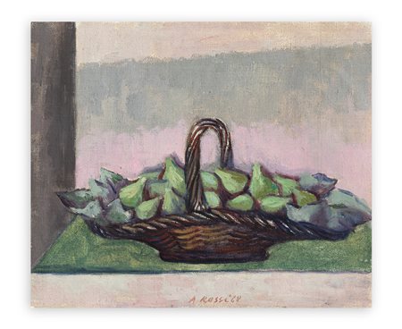 ATTILIO ROSSI (1909-1994) - Natura morta con fichi, 1968