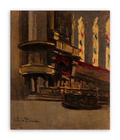 ACHILLE CATTANEO (1872-1932) - Senza Titolo