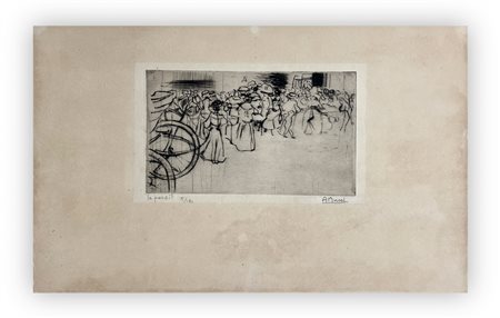 ANSELMO BUCCI (1887-1955) - Paris qui bouge. Le persil, 1909