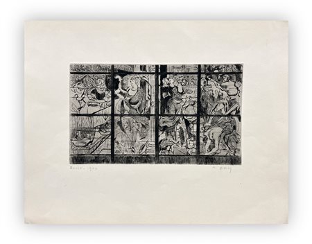 ANSELMO BUCCI (1887-1955) - Vitraux (dalla cartella 'Rouen'), 1909