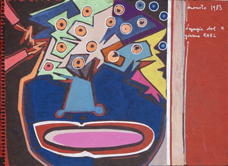 Dino Innocente (Verona 1948) L’energia del giovane Karl Tecnica mista su...