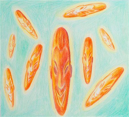 Plumcake (Gianni Cella, Romolo Pallotta, Claudio Rogni) Senza titolo Pastello...