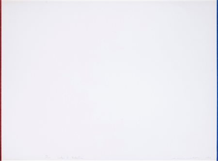 Maurizio Mochetti (Roma 1940) Colpo di balestra Litografia su cartoncino...