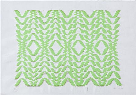 Carla Accardi (Trapani 1924-Roma 2014) Senza titolo Serigrafia a colori su...