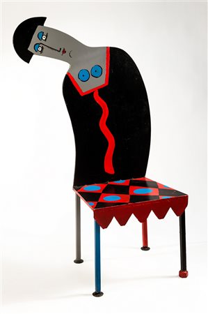 RAPACCINI CHIARA - "SEDIA IN FERRO - DONNA CON LA TESTA PIEGATA".