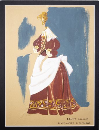 ONORATO UMBERTO - DONNA CLAUDIA, GOVERNANTE DI ARPAGONE.