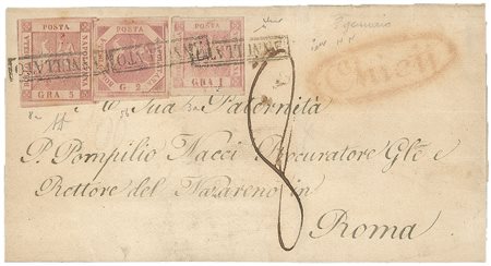 Antichi Stati Italiani - Napoli - Lettera (3a+5b+8a)