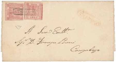 Antichi Stati Italiani - Napoli - Involucro di lettera (3c)