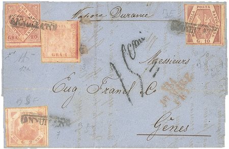 Antichi Stati Italiani - Napoli - Lettera (3 + 7 + 10 + 12 cat. 7.000)