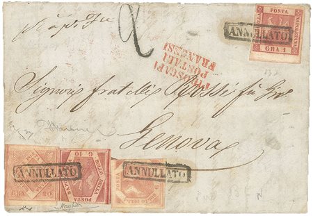Antichi Stati Italiani - Napoli - Lettera (4b + 5c + 11 + 13)