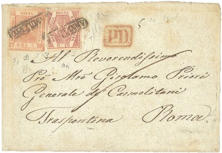 Antichi Stati Italiani - Napoli - Lettera (5d + 10a)