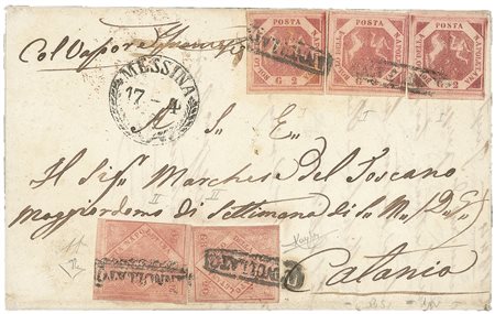 Antichi Stati Italiani - Napoli - Lettera (5f + 13a cat.27000+)