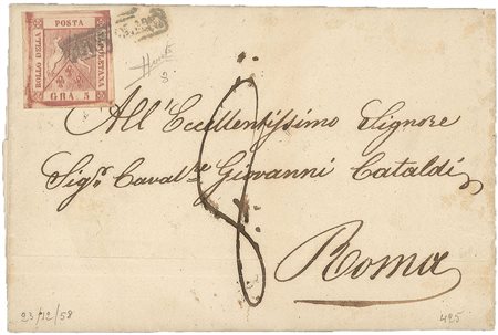 Antichi Stati Italiani - Napoli - Lettera (8 cat. 450)