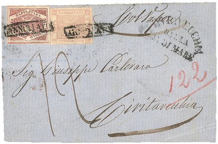 Antichi Stati Italiani - Napoli - Frontespizio di lettera (F4a cat.10000+)