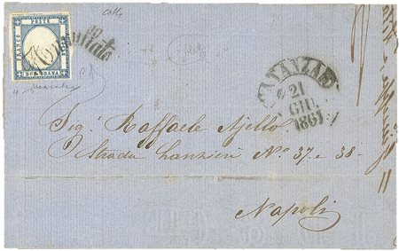 Antichi Stati Italiani - Napoli - Province Napoletane - Lettera (20ka cat.4500+)