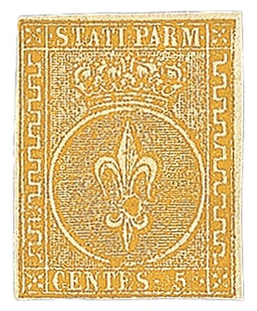 Antichi Stati Italiani - Parma - 1853 - 5 cent (6 cat.35000)