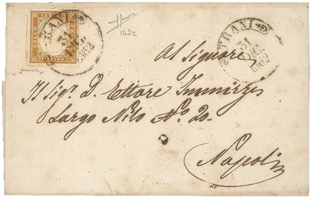 Prefilateliche - 1862 - 10 cent (14D)