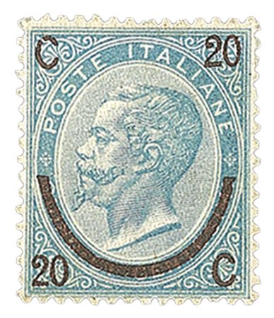 Prefilateliche - 1865 - 20 su 15 cent (23 cat.3250)