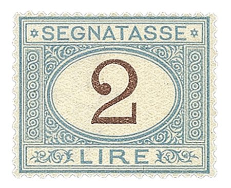 Regno - Segnatasse - 1870 - 2 lire segnatasse (12)