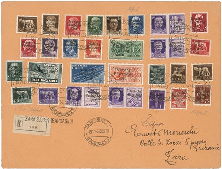 Occupazioni II guerra mondiale - Occupazione Tedesca - Zara - Bustone 29 valori