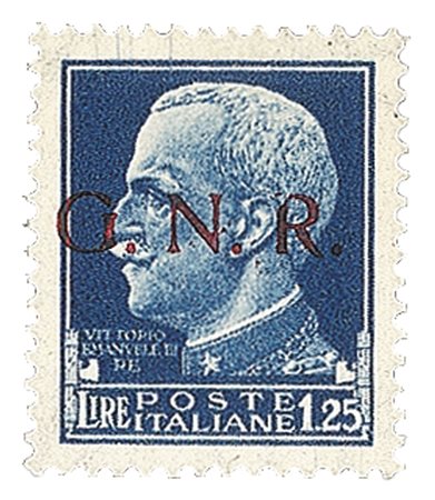 RSI - G.N.R. Brescia - 1943 - 1,25 lire (480/I)