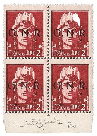 RSI - G.N.R. Brescia - 1943 - 2 lire (482/I - CEI 13/I)