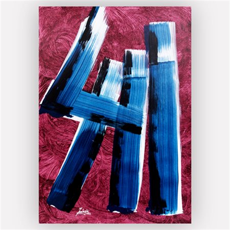 IMBRIGHI FILIPPO Roma (RM) 1975 layers 3 2023 Acrilico su carta 42,00x29,50...