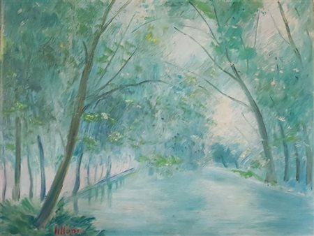 Umberto Lilloni “Il Lambro a Monza” 1970