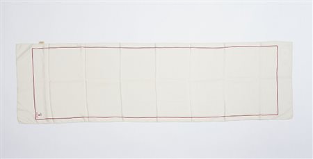 TRUSSARDI (n. 1911) - Foulard bianco.