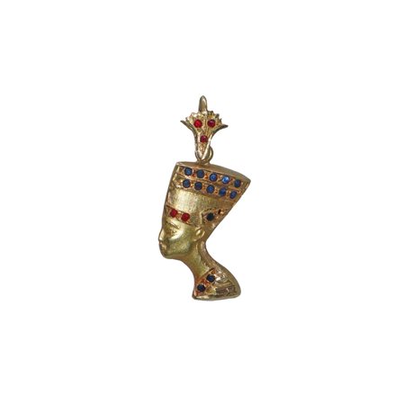 Ciondolo raffigurante Nefertiti , mancanza di una pietra