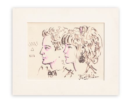 IBRAHIM KODRA (1918-2006) à Senza Titolo