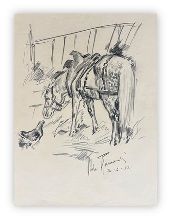 ALDO RAIMONDI (1902-1998)- Senza Titolo, 1982