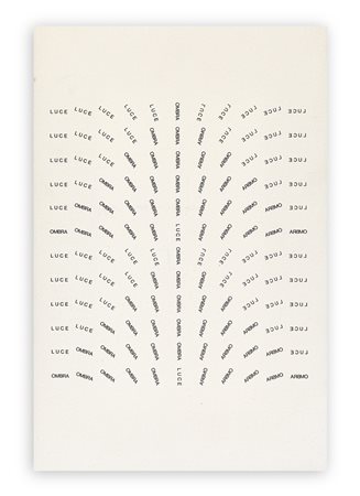 ARRIGO LORA-TOTINO (1928-2016) - Ombra - luce, 1972