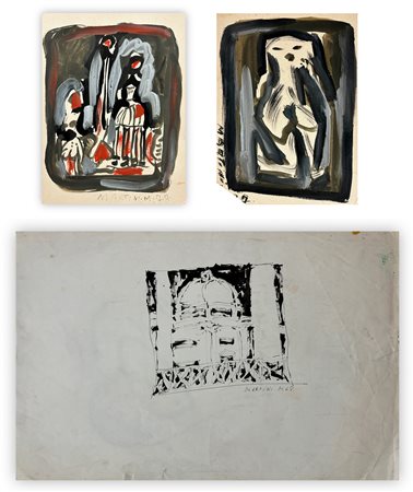 MARIO MARTINI (1931-2007) - Lotto unico composto da 3 opere