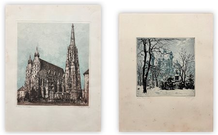 ANONIMO - Lotto unico composto da 2 opere grafiche